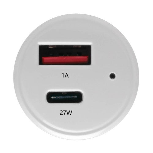 Tripp Lite U280-C02-C1A1 mobile device charger Universal White Cigar lighter Fast charging Auto