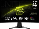 MSI MAG 27C6F computer monitor 27" 1920 x 1080 pixels Full HD LCD Black
