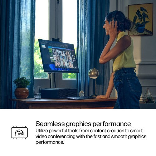 HP ProDesk 4 SFF G1i Desktop AI PC Wolf Pro Security Edition Intel Core Ultra 5 235 16 GB DDR5-SDRAM 256 GB SSD Windows 11 Pro Black