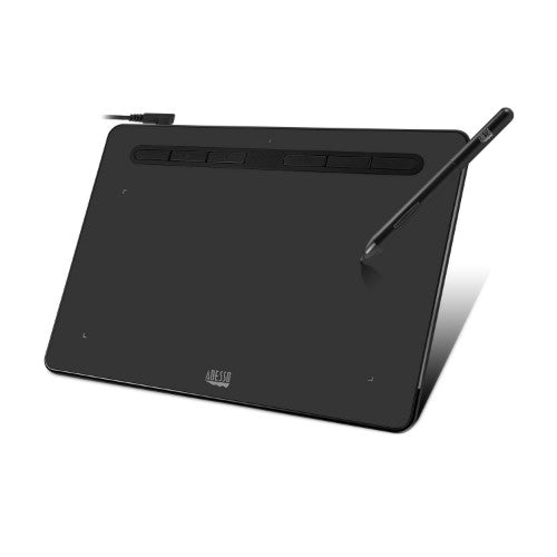 Adesso CyberTablet K8 graphic tablet Black 5080 lpi 10.2 x 7.81" (259.2 x 198.3 mm) USB