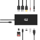Adesso AUH-4060 laptop dock/port replicator Wired USB 3.2 Gen 1 (3.1 Gen 1) Type-C Black
