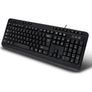 Adesso AKB-132HB keyboard Universal USB QWERTY US English Black