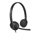 Logitech 981-000507 headphones/headset Wired Head-band Office/Call center Black