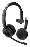 4XEM 4XWLHSM109 headphones/headset Wireless Head-band Office/Call center USB Type-C Bluetooth Black