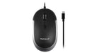 Macally UCDYNAMOUSESG mouse Ambidextrous USB Type-C Optical 2400 DPI