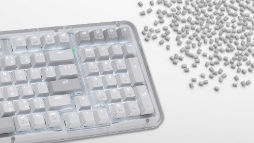 Logitech 920-013576 keyboard RF Wireless + Bluetooth English White