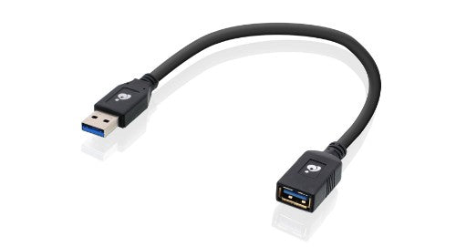 iogear G2LU3AMF USB cable 11.8" (0.3 m) USB 3.2 Gen 1 (3.1 Gen 1) USB A Black