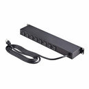 StarTech.com 8NS8-RACK-MOUNT-PDU power distribution unit (PDU) 8 AC outlet(s) 1U Black