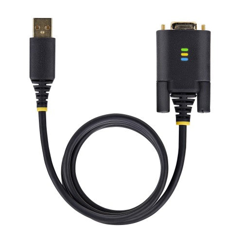 StarTech.com 1P6FFC-USB-SERIAL serial cable Black 78.7" (2 m) USB Type-A DB-9