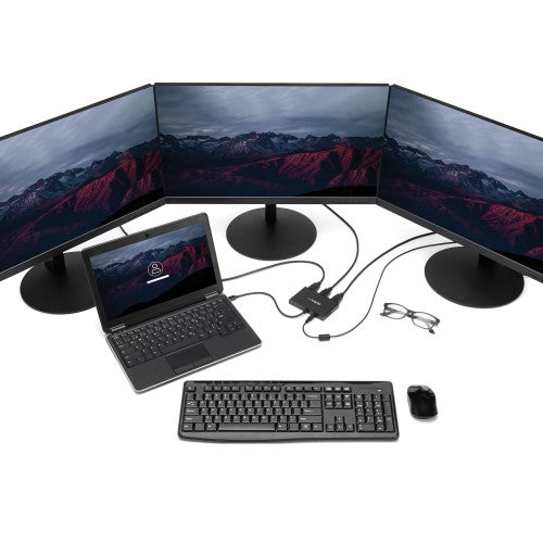 StarTech.com MSTMDP123HD video splitter Mini DisplayPort 3x HDMI