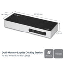 StarTech.com DK30ADD laptop dock/port replicator Wired USB 3.2 Gen 1 (3.1 Gen 1) Type-B Black, Silver