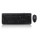 Adesso AKB-132CB keyboard Mouse included Home USB QWERTY US English Black