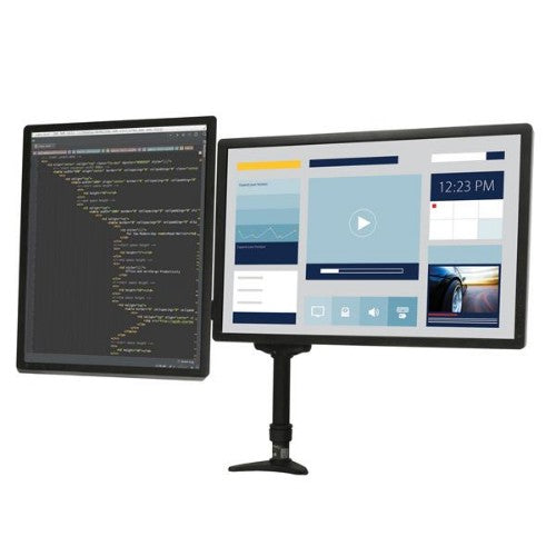 StarTech.com ARMDUAL monitor mount / stand 24" Desk Black