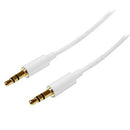 StarTech.com MU1MMMSWH audio cable 39.4" (1 m) 3.5mm White