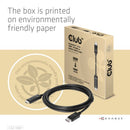CLUB3D CAC-1087 video cable adapter 118.1" (3 m) DisplayPort HDMI Black