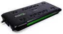 Plugable Technologies PS12-USB25 surge protector Black 12 AC outlet(s) 120 V 300" (7.62 m)