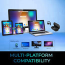 Adesso Xtream T4 Headset Wireless Ear-hook, In-ear Calls/Music USB Type-C Bluetooth Black