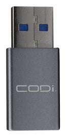 CODi ADP-AC10 cable gender changer USB-A USB-C Gray
