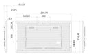 Hisense 55DM66D signage display Digital A-board 55" Wi-Fi 500 cd/m² Full HD Black Android 11 24/7