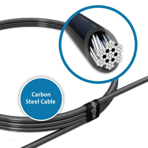 Kensington Slim N17 Serialized Combination Laptop Lock for Wedge-Shaped Slots