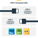 StarTech.com USB2CC10FNCBR USB cable USB 2.0 118.1" (3 m) USB C Black
