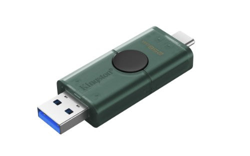 Kingston Technology DataTraveler DuoG2 USB flash drive 256 GB USB Type-A / USB Type-C 3.2 Gen 1 (3.1 Gen 1) Black, Green