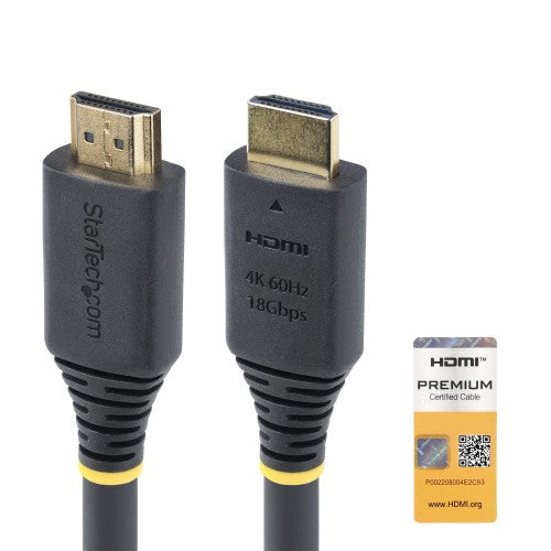 StarTech.com HDMI2-CABLE-4K60-20F HDMI cable 236.2" (6 m) HDMI Type A (Standard) Black