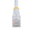 StarTech.com 15 ft White Molded Category 5e (350 MHz) UTP Patch Cable networking cable 179.9" (4.57 m)