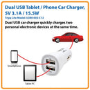 Tripp Lite U280-002-C12 mobile device charger Smartphone, Tablet, Universal White Cigar lighter Auto