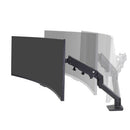 Ergotron HX Series 45-647-224 monitor mount / stand 49" Desk Black