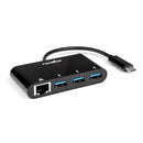 Rocstor Y10A251-B1 laptop dock/port replicator USB 3.2 Gen 1 (3.1 Gen 1) Type-C Black