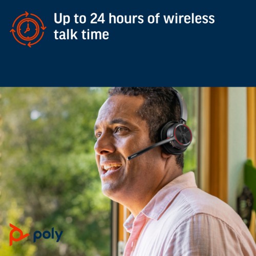 Poly Voyager 4310-M Microsoft Teams Certified USB-A Headset +BT700 dongle TAA