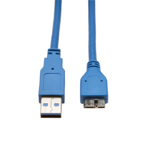 Tripp Lite U326-003 USB cable USB 3.2 Gen 1 (3.1 Gen 1) 35.8" (0.91 m) USB A Micro-USB B Blue