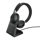 Jabra Evolve2 65 Headset Wireless Head-band Office/Call center USB Type-A Bluetooth Black