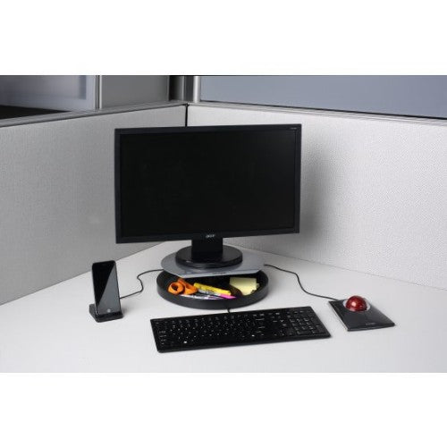 Kensington SmartFit® Spin2™ Monitor Stand — Gray (K60049USAF)
