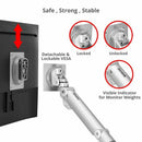 Siig CE-MT3V11-S1 monitor mount / stand 49" Silver Desk
