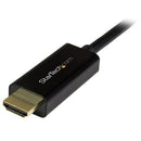 StarTech.com DP2HDMM2MB video cable adapter 78.7" (2 m) HDMI Type A (Standard) DisplayPort Black