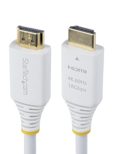 StarTech.com HDMI2-CABLE-4K60-6FW HDMI cable 70.9" (1.8 m) HDMI Type A (Standard) White