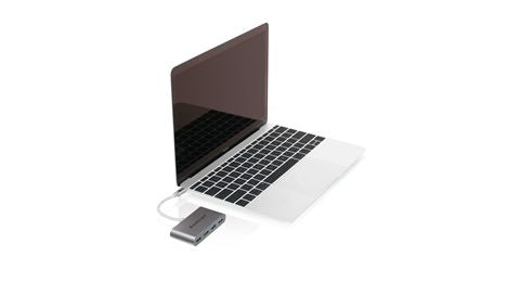 iogear HUB-C USB 3.2 Gen 2 (3.1 Gen 2) Type-C 5000 Mbit/s Silver