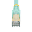 StarTech.com C6ASPAT35AQ networking cable Aqua color 358.3" (9.1 m) Cat6a