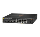 HPE Aruba Networking Aruba 6100 12G Class4 PoE 2G/2SFP+ 139W Managed L3 Gigabit Ethernet (10/100/1000) Power over Ethernet (PoE) 1U Black