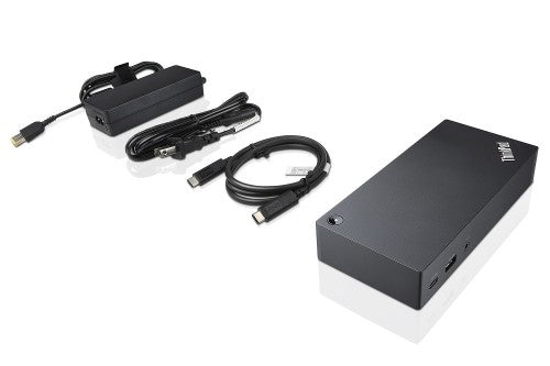 Lenovo 40A90090US laptop dock/port replicator Wired USB 3.2 Gen 1 (3.1 Gen 1) Type-C Black