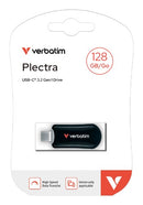 Verbatim 30225 USB flash drive 128 GB USB Type-C 3.2 Gen 1 (3.1 Gen 1) Black