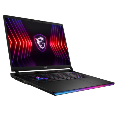 MSI Raider GE78 HX 14VGG-254US Intel® Core™ i7 i7-14700HX Laptop 17" Quad HD+ 16 GB DDR5-SDRAM 1.51 TB SSD NVIDIA GeForce RTX 4070 Wi-Fi 7 (802.11be) Windows 11 Pro Black