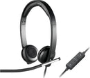 Logitech 981-000518 headphones/headset Wired Head-band Office/Call center Black