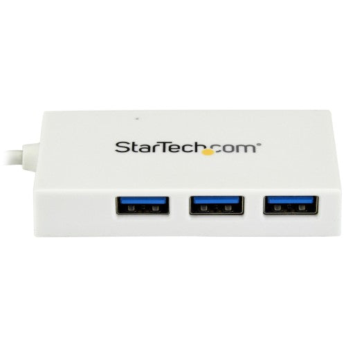 StarTech.com HB30C3A1CFBW interface hub USB 3.2 Gen 1 (3.1 Gen 1) Type-C 5000 Mbit/s White
