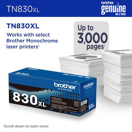 Brother TN-830XL toner cartridge 1 pc(s) Original Black