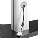 StarTech.com STNDMTVDUO TV mount 60" Black, Silver