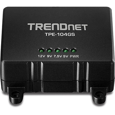 Trendnet TPE-104GS network splitter Power over Ethernet (PoE) Black
