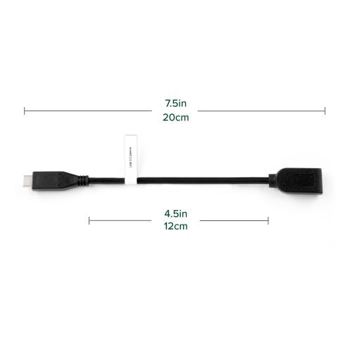 Plugable Technologies USBC-AF3 USB cable USB 3.2 Gen 1 (3.1 Gen 1) 7.87" (0.2 m) USB A Black